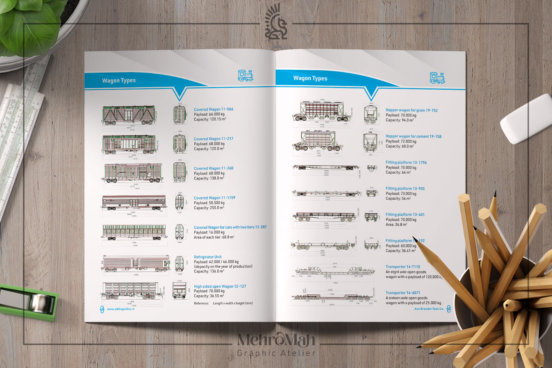 ABT Logistics Catalogue Design