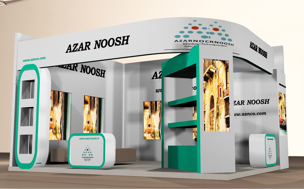 Azar Noosh Co Exhibition Booth Design
