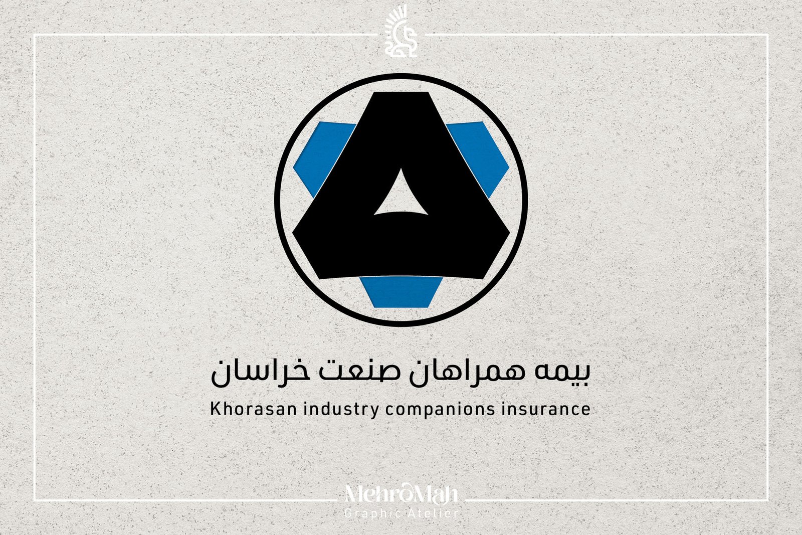 Hamrahan Sanat Khorasan Insurance Logo Design