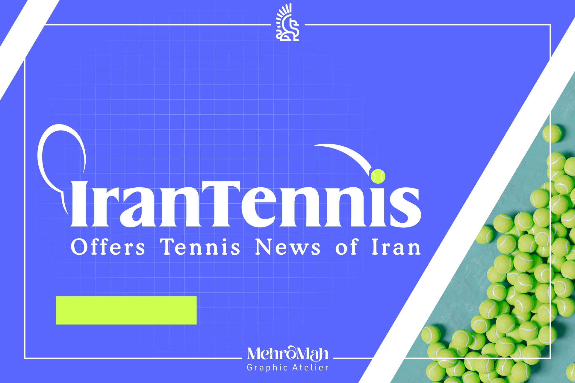 Iran Tennis Logo Design