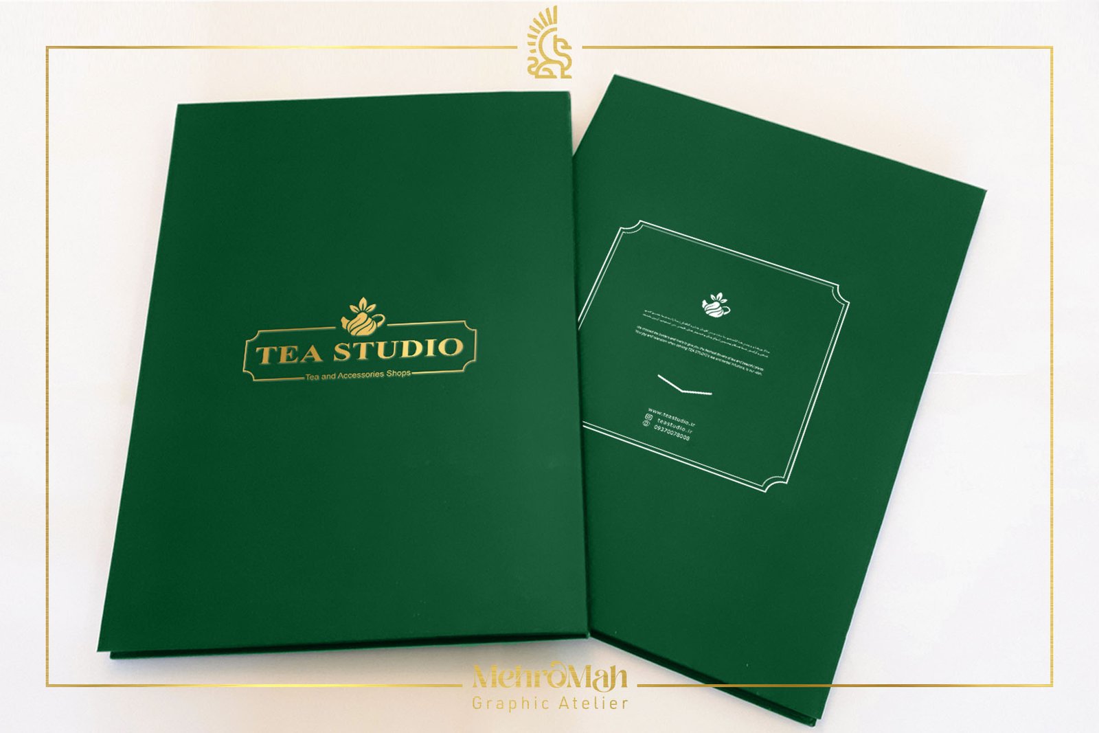 Tea Studio Menu Design